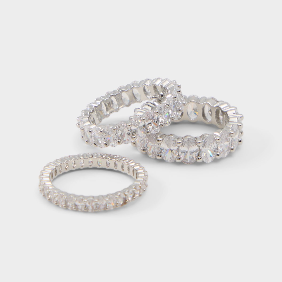 Ovalstack - Silver/Clear Multi - square image